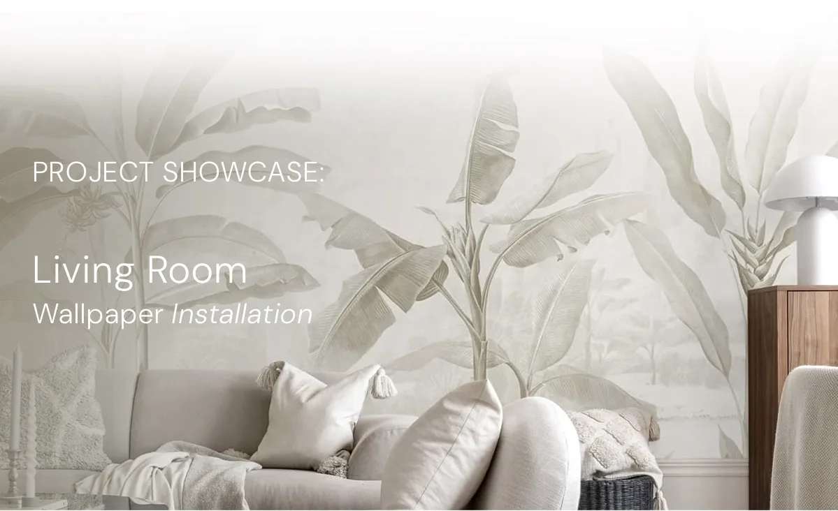 Living room wallpaper project